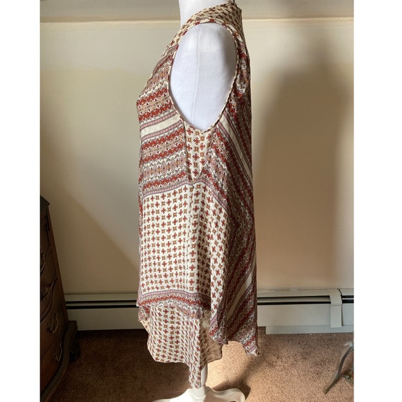 Derek Lam Printed Layered Flowy Silk Mini Dress size 6 - Picture 5 of 8